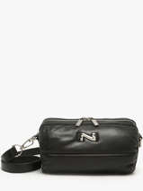 Cross Body Tas North Leder Nathan baume Zwart north 1